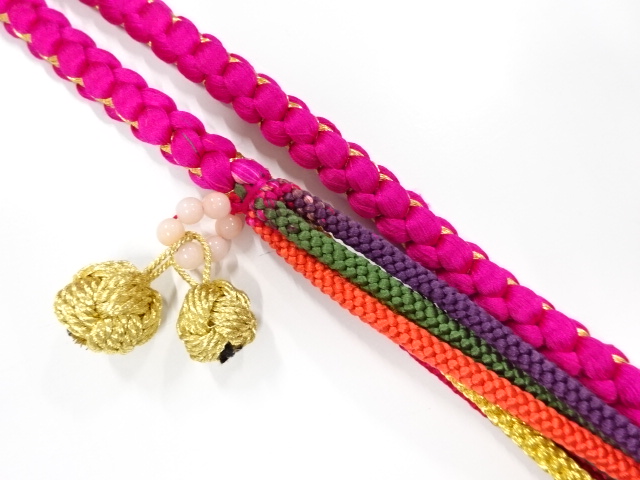 JAPANESE KIMONO / OBIJIME CORD FOR FURISODE 